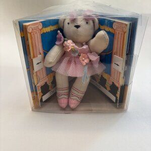 Pop-Up Ballerina Bear Book + Doll in Box